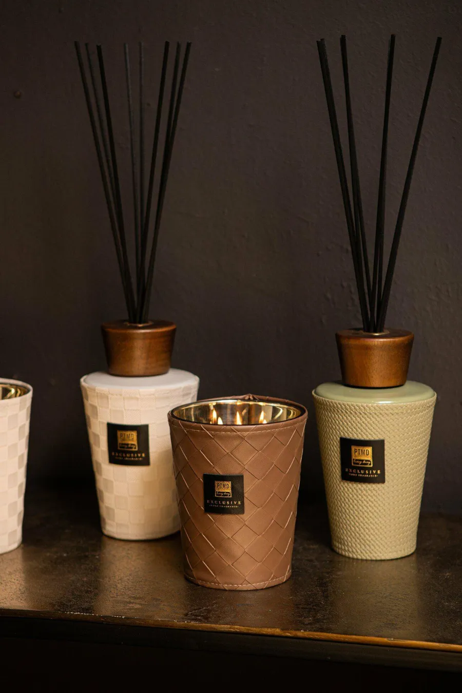PTMD Luxe geur giftset Exclusieve geurstokjes 1L + geurkaars 900g blackcurrant Clearance
