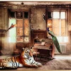 PTMD Melani Glass schilderij verlaten huis Discount