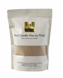 PTMD Pearl Candle Wax 500 gram beige + Candle Wax wick box Hot
