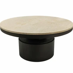PTMD Salontafel Bregt laag Ø 90 beige marmer Best