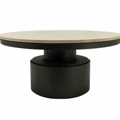 PTMD Salontafel Bregt laag Ø 90 beige marmer Best