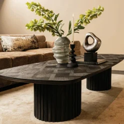 PTMD Salontafel Fieron Acacia zwart - Showroommodel Clearance