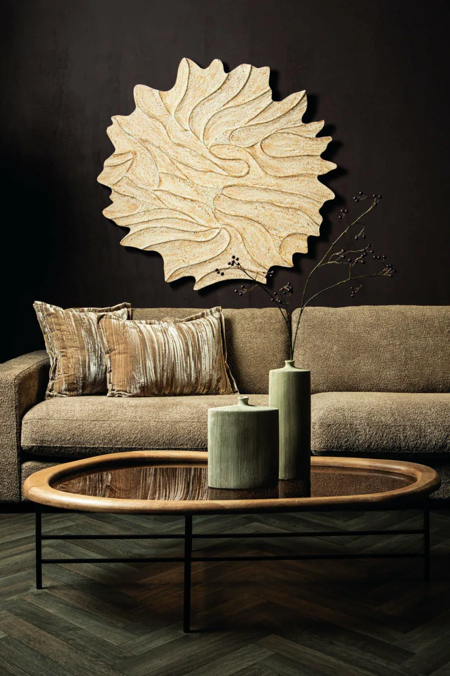 PTMD Salontafel Neelix Natural rubberwood organic L Best