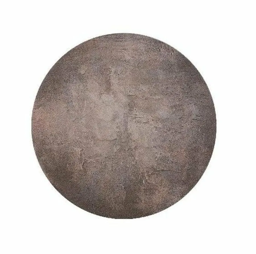PTMD Schilderij Kemp Brown canvas rough round S Clearance