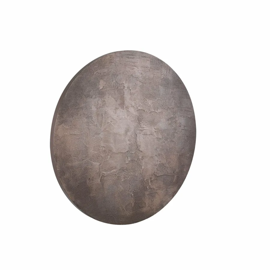 PTMD Schilderij Kemp Brown canvas rough round S Clearance