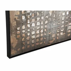 PTMD Schilderij Pathe Brown canvas rough pattern rechthoek Hot