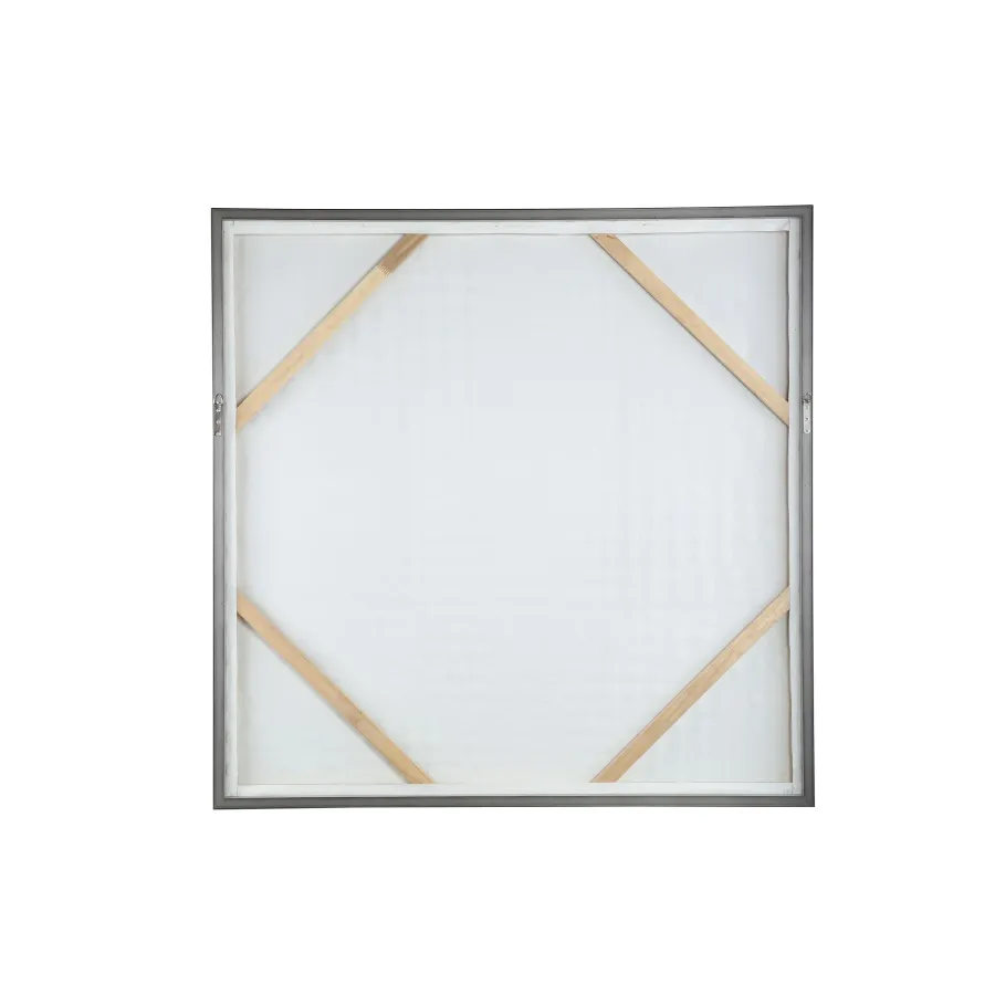 PTMD Schilderij Pathe Brown canvas rough pattern vierkant Clearance