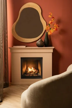 PTMD Spiegel Barragh Naturel hout organisch Medium New