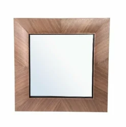 PTMD Spiegel Gezzy Natural wooden curl frame vierkant Best