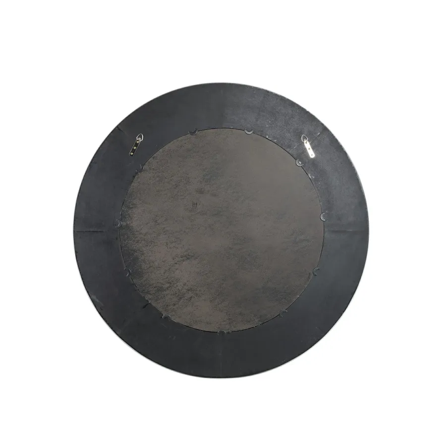 PTMD Spiegel Gezzy Natural wooden curl frame rond Outlet