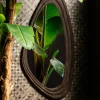 PTMD Spiegel Santin Bruin mango wood organic triangle Online