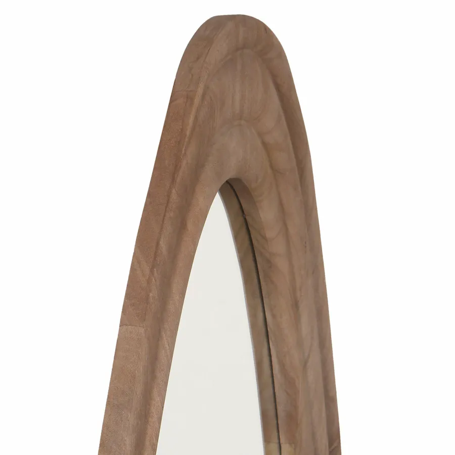 PTMD Spiegel Santin Natural mango wood organic triangle Best