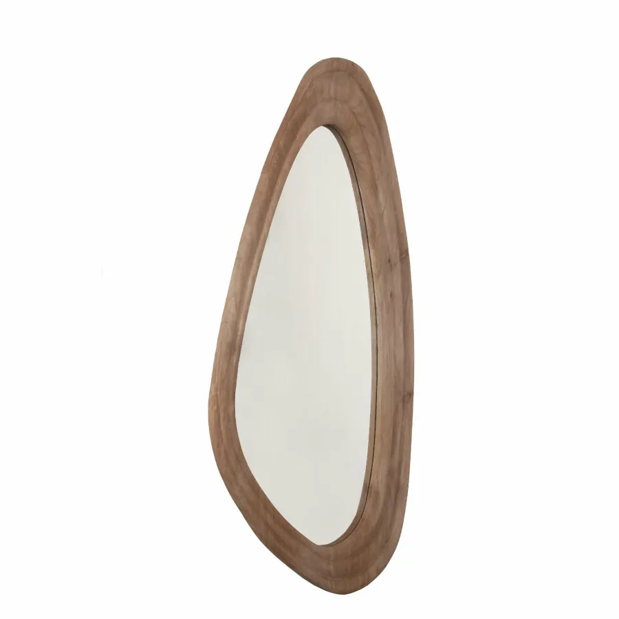 PTMD Spiegel Santin Natural mango wood organic triangle Best