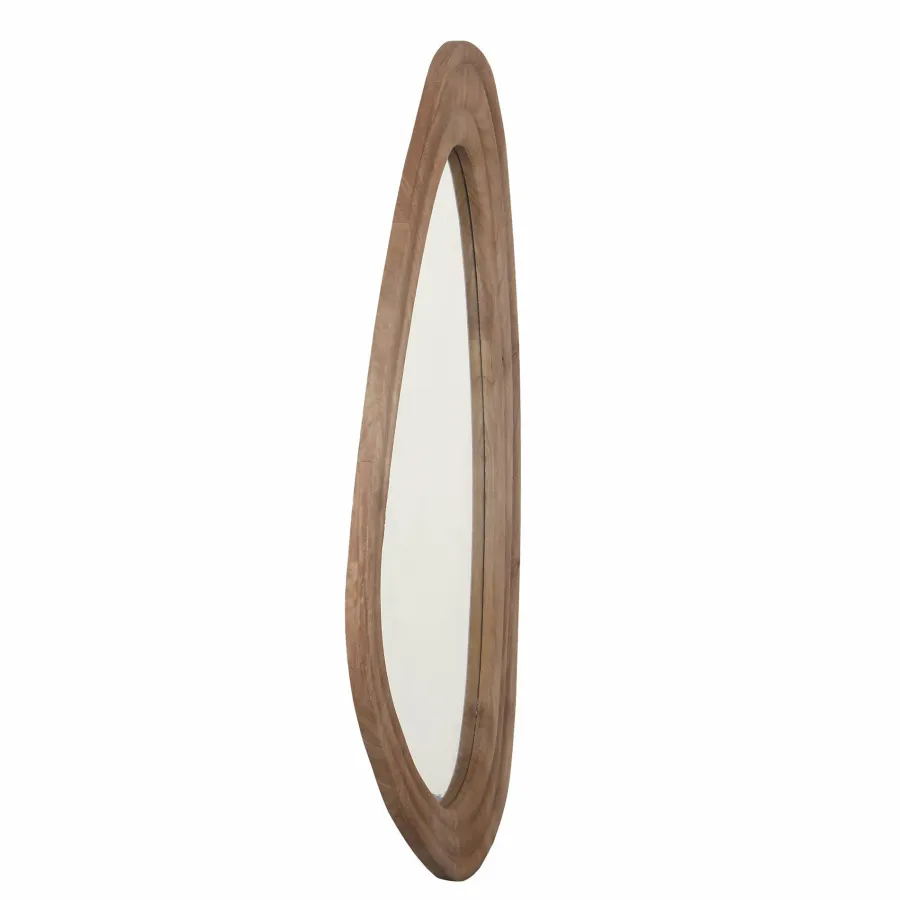 PTMD Spiegel Santin Natural mango wood organic triangle Best