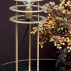 PTMD Tafellamp Falcon goud metaal met ronde circles New