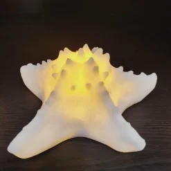 PTMD Tafellamp Graeme Wit Zeester sea star shaped LED lamp S Best