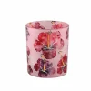 PTMD Theelicht Denise Roze glazen hibiscus bloemen Sale