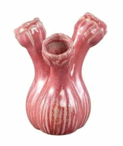 PTMD Vaas Annmarie Light Pink ceramic flower shape tubes S Sale