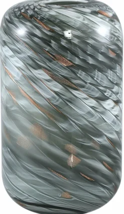 PTMD Vaas Kelsh Grijs Waves glas mixed rond L Sale