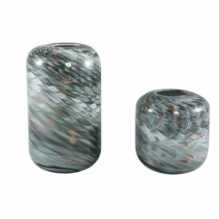 PTMD Vaas Kelsh Grijs Waves glas mixed rond L Sale