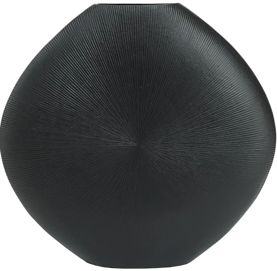 PTMD Vaas Tiro Ovaal Zwart aluminium met patroon Sale