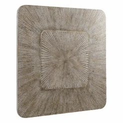 PTMD Wandornament Dishita Crème vierkant mdf M Clearance