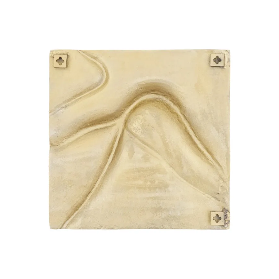 PTMD Wandornament Gihan goud alu wave lines M Hot