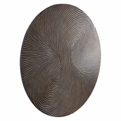 PTMD Wandornament Wiktor Bruin MDF rond swirl carved XL Discount
