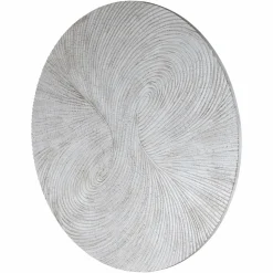 PTMD Wandornament Wiktor Wit MDF rond swirl carved XL Sale