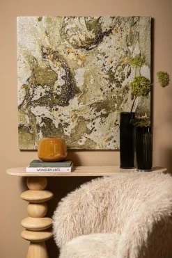 PTMD Wandpaneel Eaven Green marmer look glas mozaïek