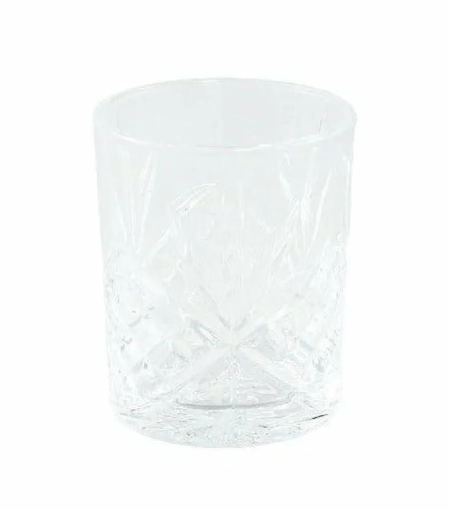 PTMD Whisky glas Crystal clear rond - 6 stuks Hot