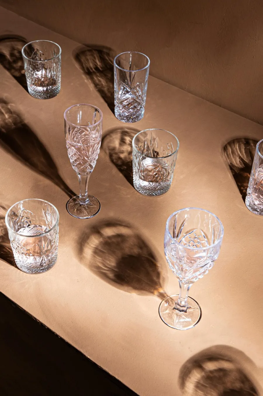 PTMD Whisky glas Crystal clear rond - 6 stuks Hot