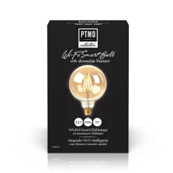 PTMD WiFi Smart LED gloeidraad gouden lamp rond Hot