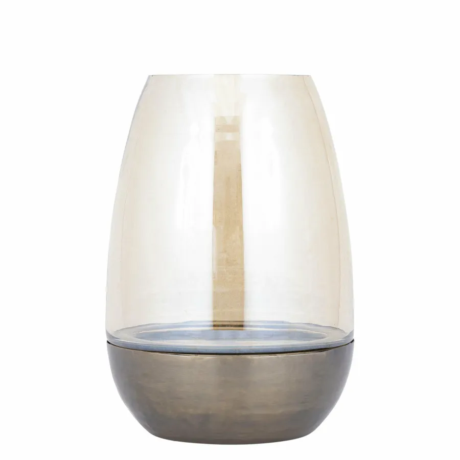 PTMD Windlicht Kalley bruin L Clearance