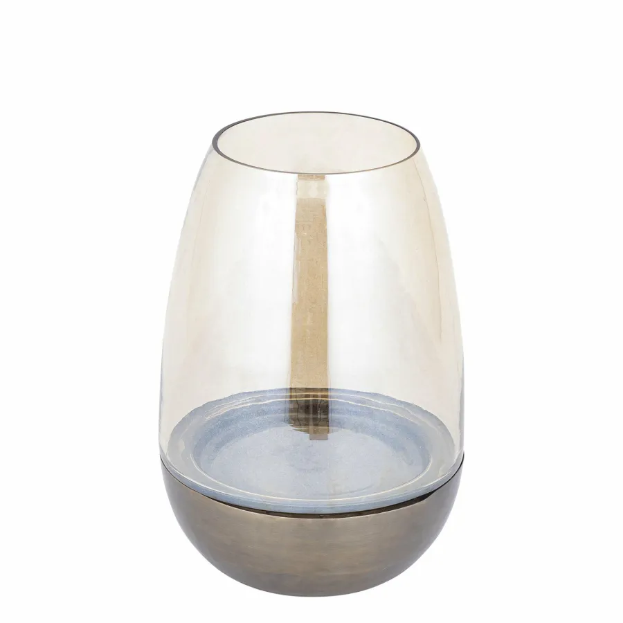 PTMD Windlicht Kalley bruin L Clearance