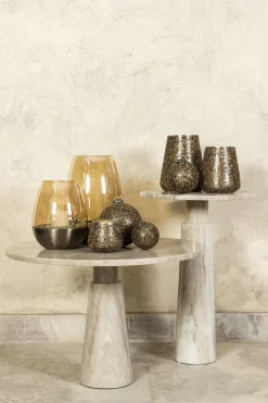 PTMD Windlicht Kalley bruin L Clearance