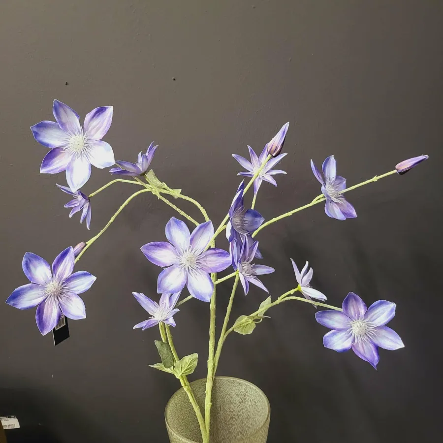 Pure Kunsttak Clematis groot 125 blauw Sale