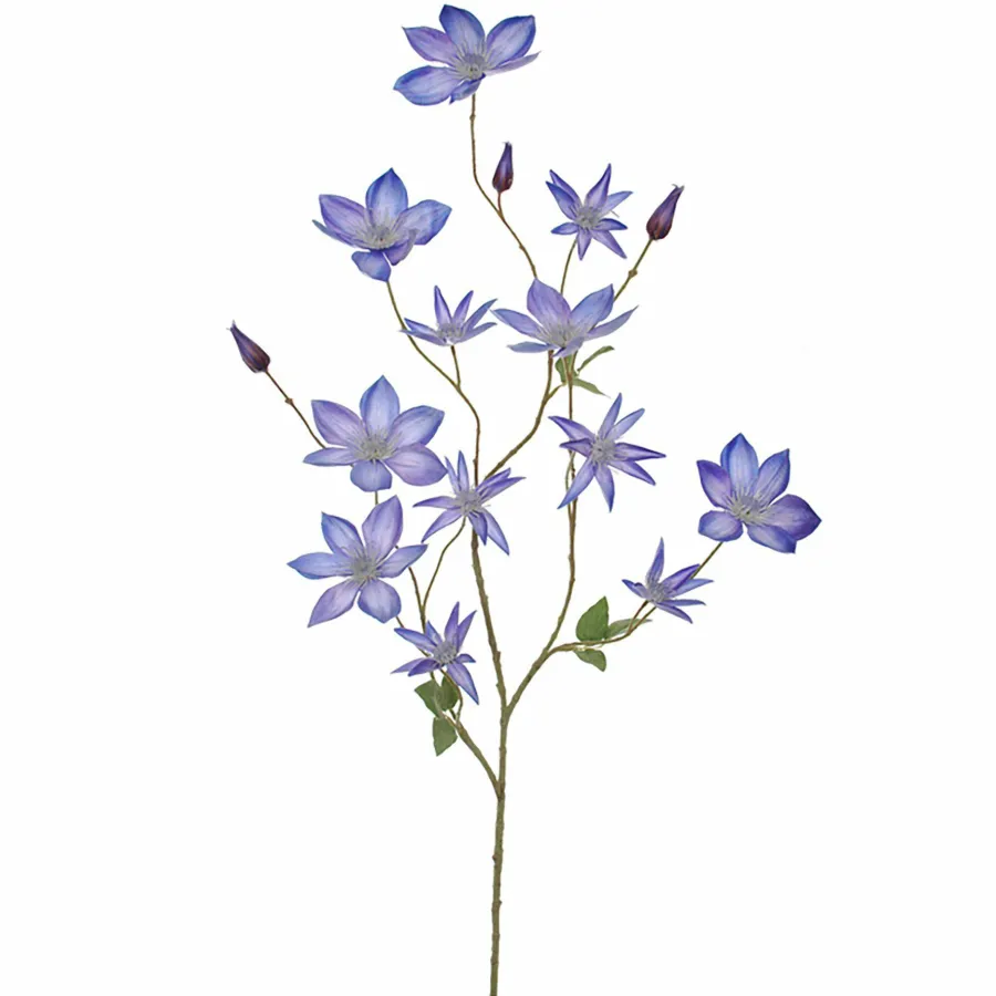 Pure Kunsttak Clematis groot 125 blauw Sale