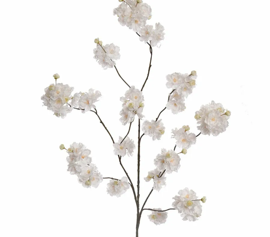 Pure Kunsttak groot Bloesem 115 cm Crème Clearance
