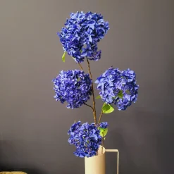 Pure Kunsttak Hortensia groot 110 cm donkerblauw Outlet