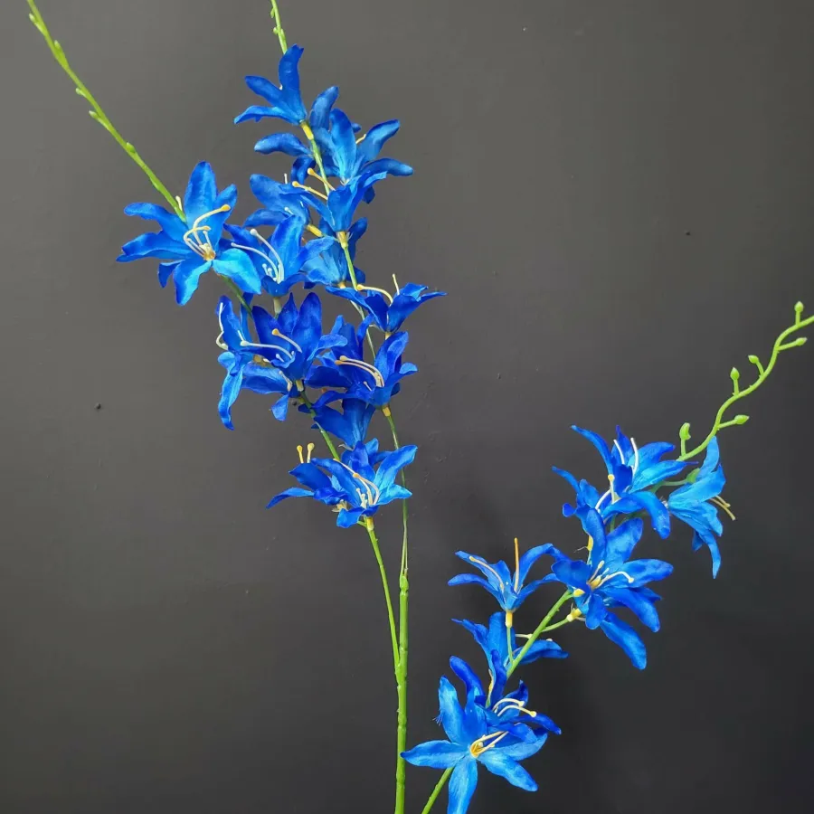 Pure Kunsttak Lily 110 cm blauw