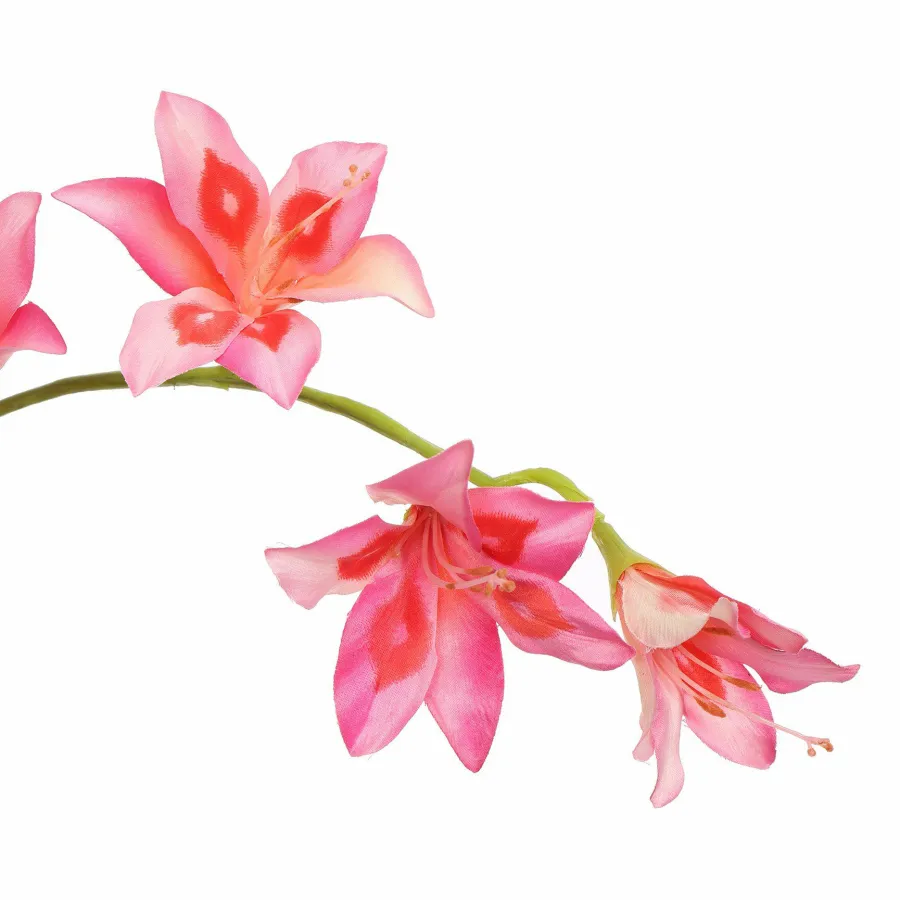 Pure Kunsttak zwaardlelie roze 95 cm Outlet