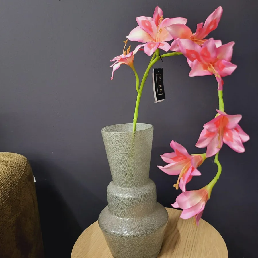 Pure Kunsttak zwaardlelie roze 95 cm Outlet