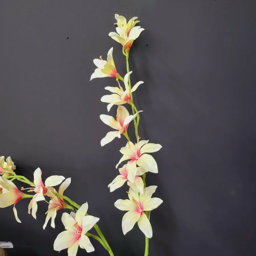 Pure Kunsttak zwaardlelie crème 95 cm Outlet