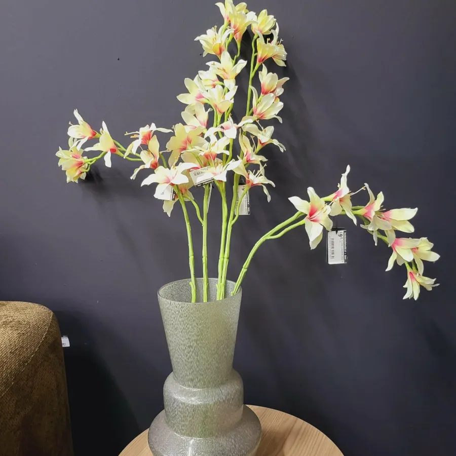 Pure Kunsttak zwaardlelie crème 95 cm Outlet