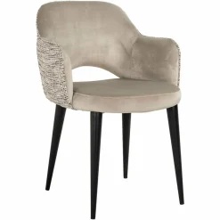 Richmond Interiors Arm chair Giovanna trendy nature/quartz khaki Hot