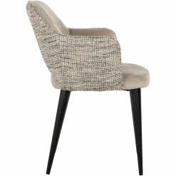 Richmond Interiors Arm chair Giovanna trendy nature/quartz khaki Hot