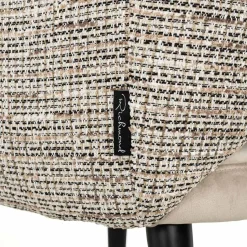 Richmond Interiors Arm chair Giovanna trendy nature/quartz khaki Hot