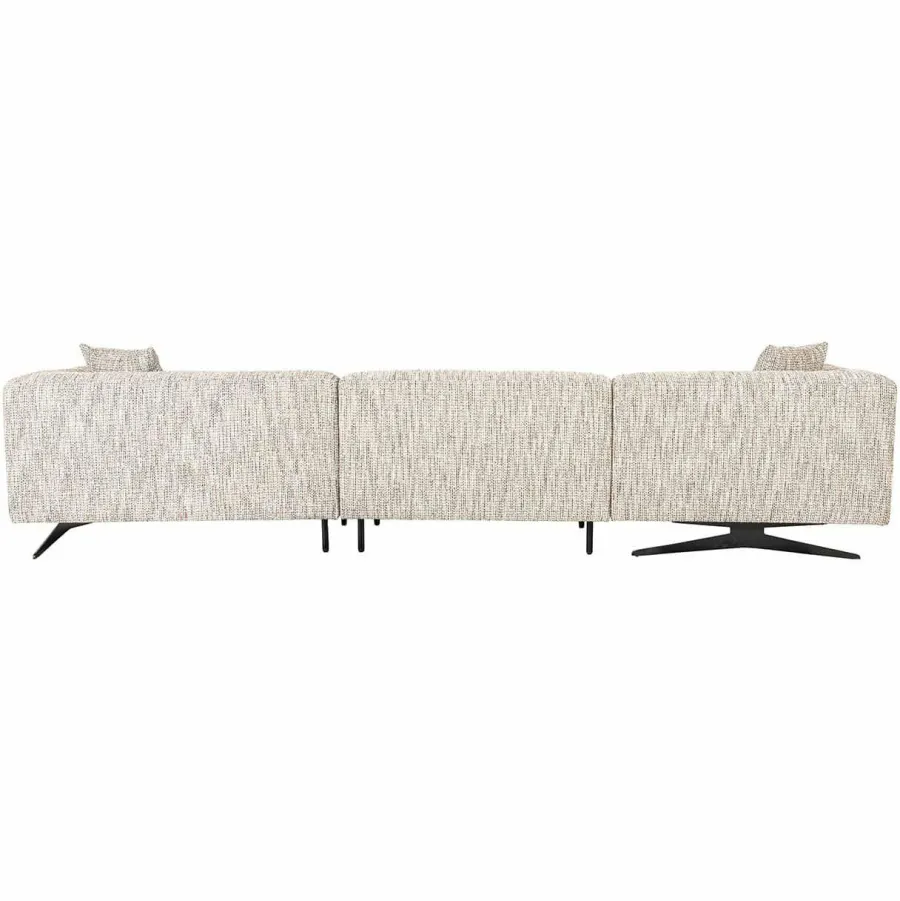 Richmond Interiors Bank Hoxton 3-zits + lounge links Be Trendy 01 Nature Best