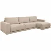 Richmond Interiors Bank Trentino cayenne brown 3,5 zits + lounge links / rechts Sale